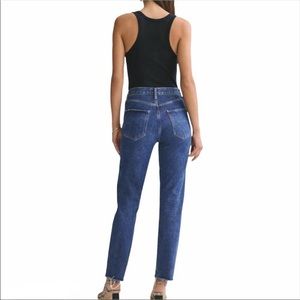 Agolde Remy High Rise Straight Jeans in Film